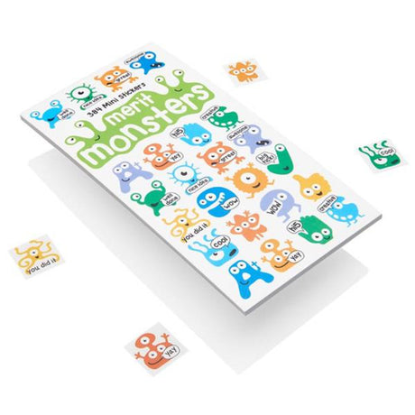 Emotionery Mini Sticker Book for Teachers - Merit Monsters - 384 Stickers-Reward Stickers ,Sticker Books & Rolls-Emotionery|StationeryShop.co.uk