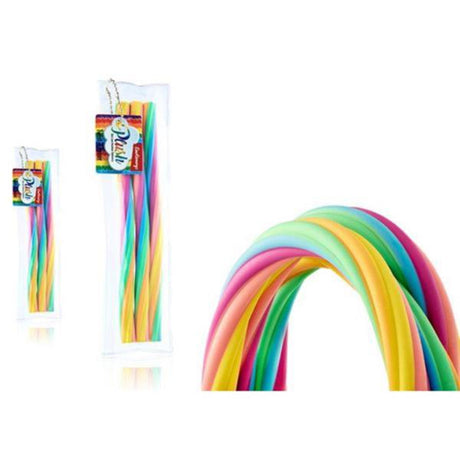 Emotionery Rainbow Plush Twist Eraser - Wallet of 3-Erasers-Emotionery|StationeryShop.co.uk