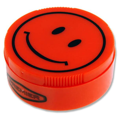 Emotionery Smiley Face Sharpener - Red-Erasers ,Sharpeners-Emotionery|StationeryShop.co.uk