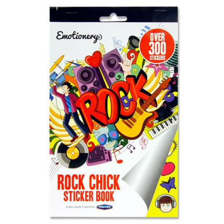 Emotionery Sticker Book - Rock Chick - 300+ Stickers-Sticker Books & Rolls-Emotionery|StationeryShop.co.uk