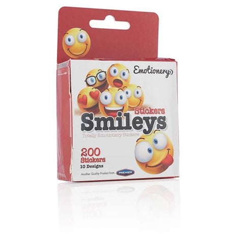 Emotionery Stickers - Smileys - Roll of 200 Stickers-Sticker Books & Rolls-Emotionery|StationeryShop.co.uk