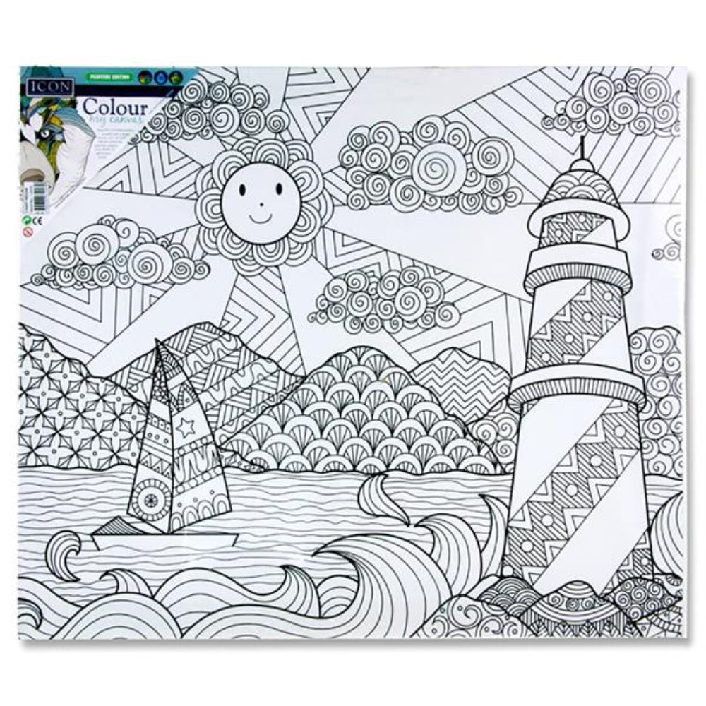 Icon Colour My Canvas - 250mm x 300m - Light House