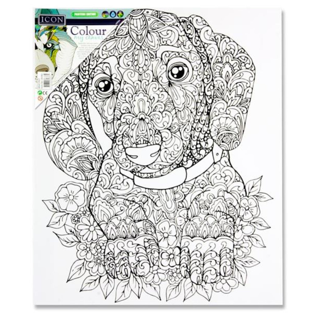 Icon Colour My Canvas 300x250mm - Doggy