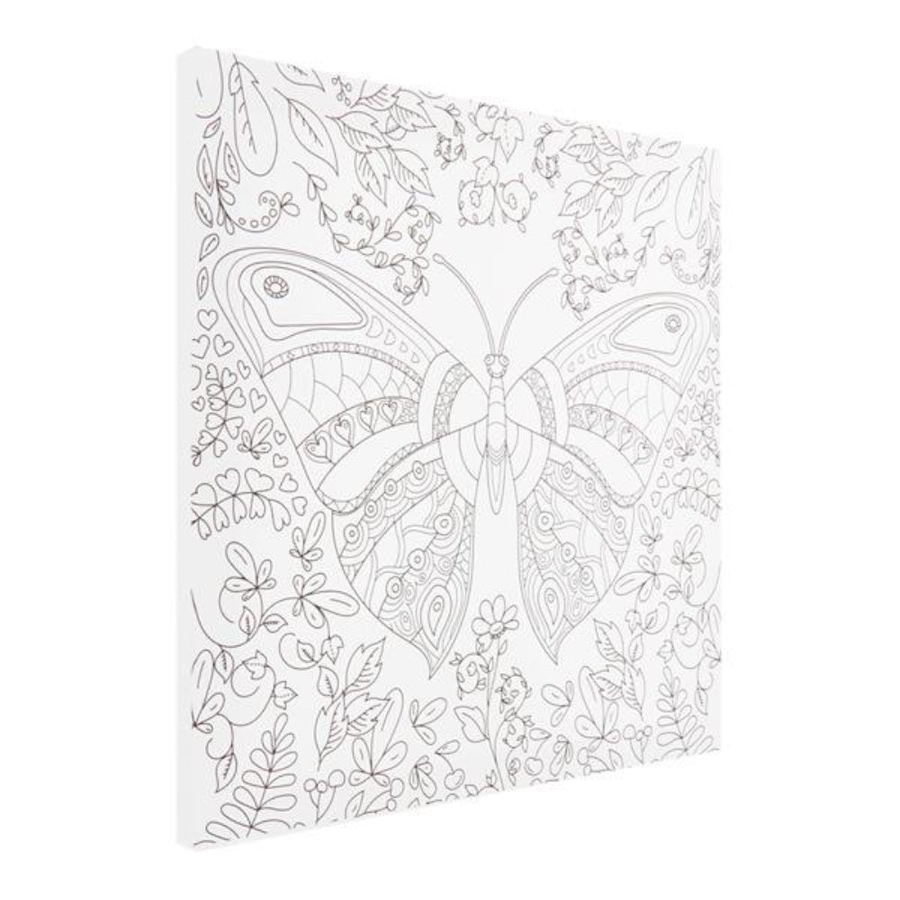 Icon Colour My Canvas 300X300mm- Fly Butterfly