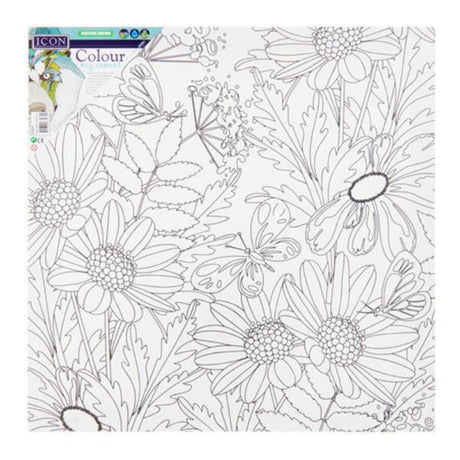 Icon Colour My Canvas - 300mm x 300mm - Daisy Flower