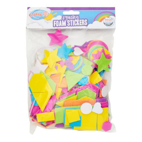 Crafty Bitz Squishy Foam Stickers - Various Fun Shapes
