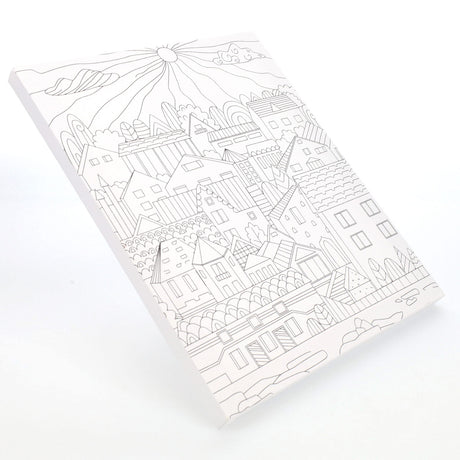 Icon Colour My Canvas - 250x300mm - Town