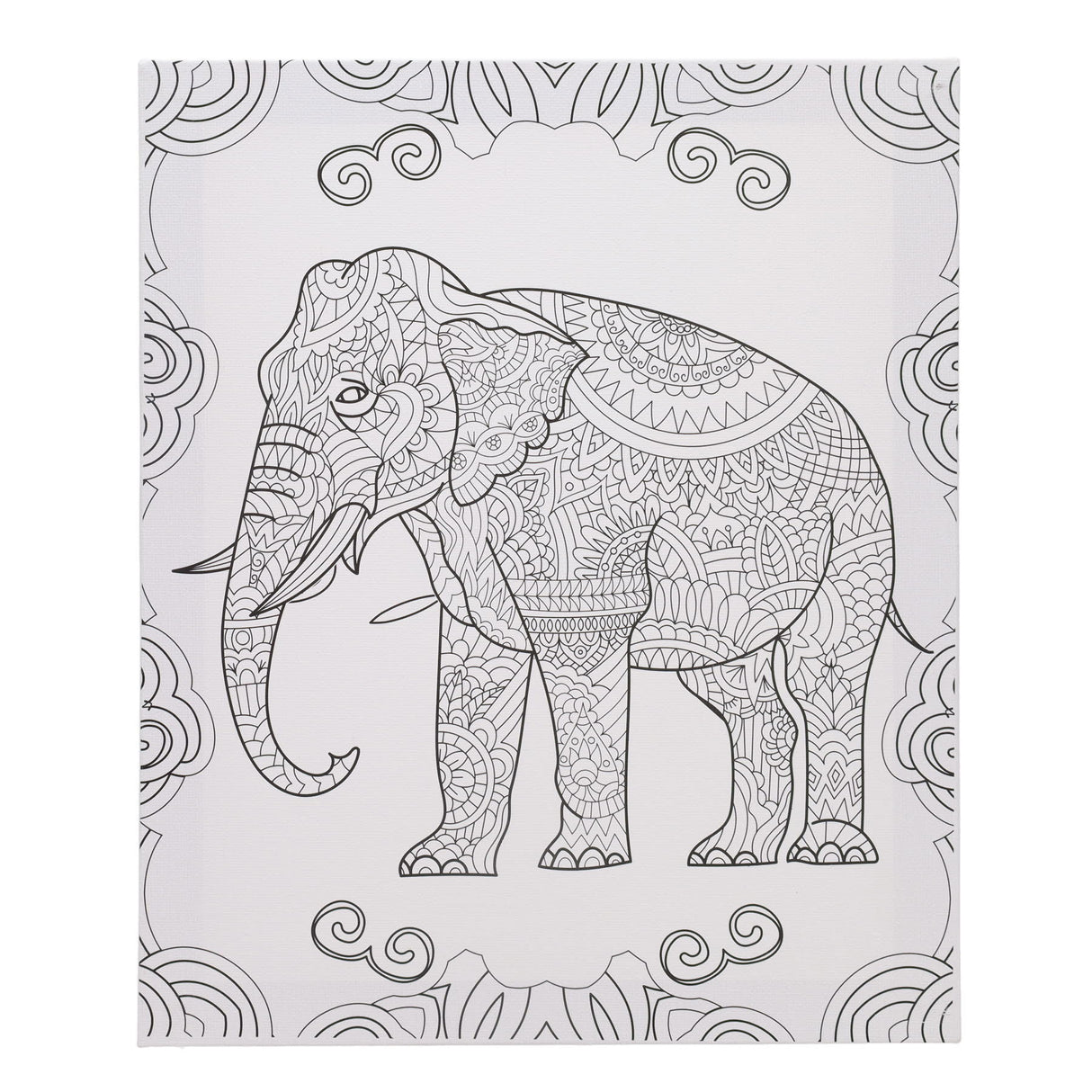 Icon Colour My Canvas - 250mm x 300mm - Elephant