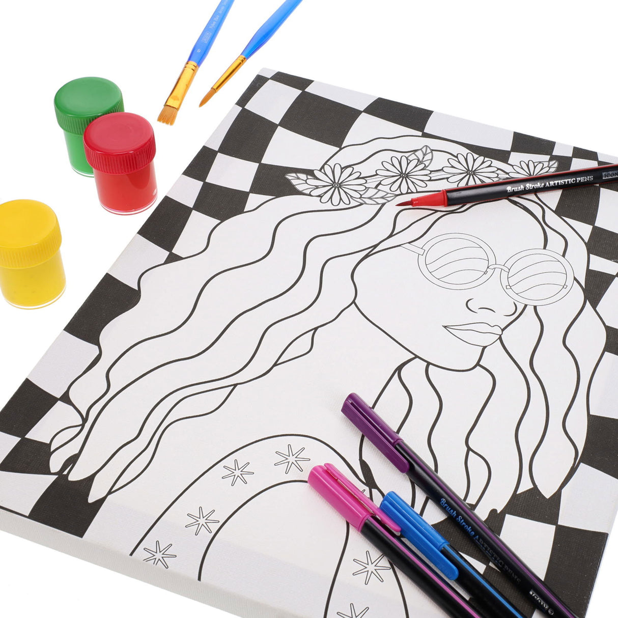 Icon Colour My Canvas - 250mm x 300mm - Model Woman