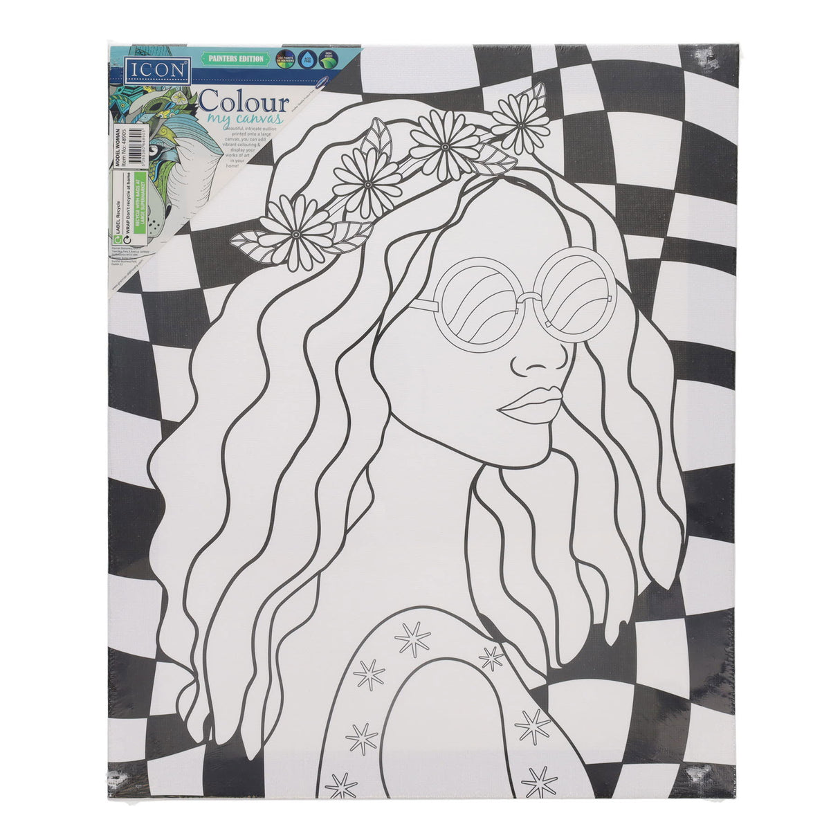 Icon Colour My Canvas - 250mm x 300mm - Model Woman