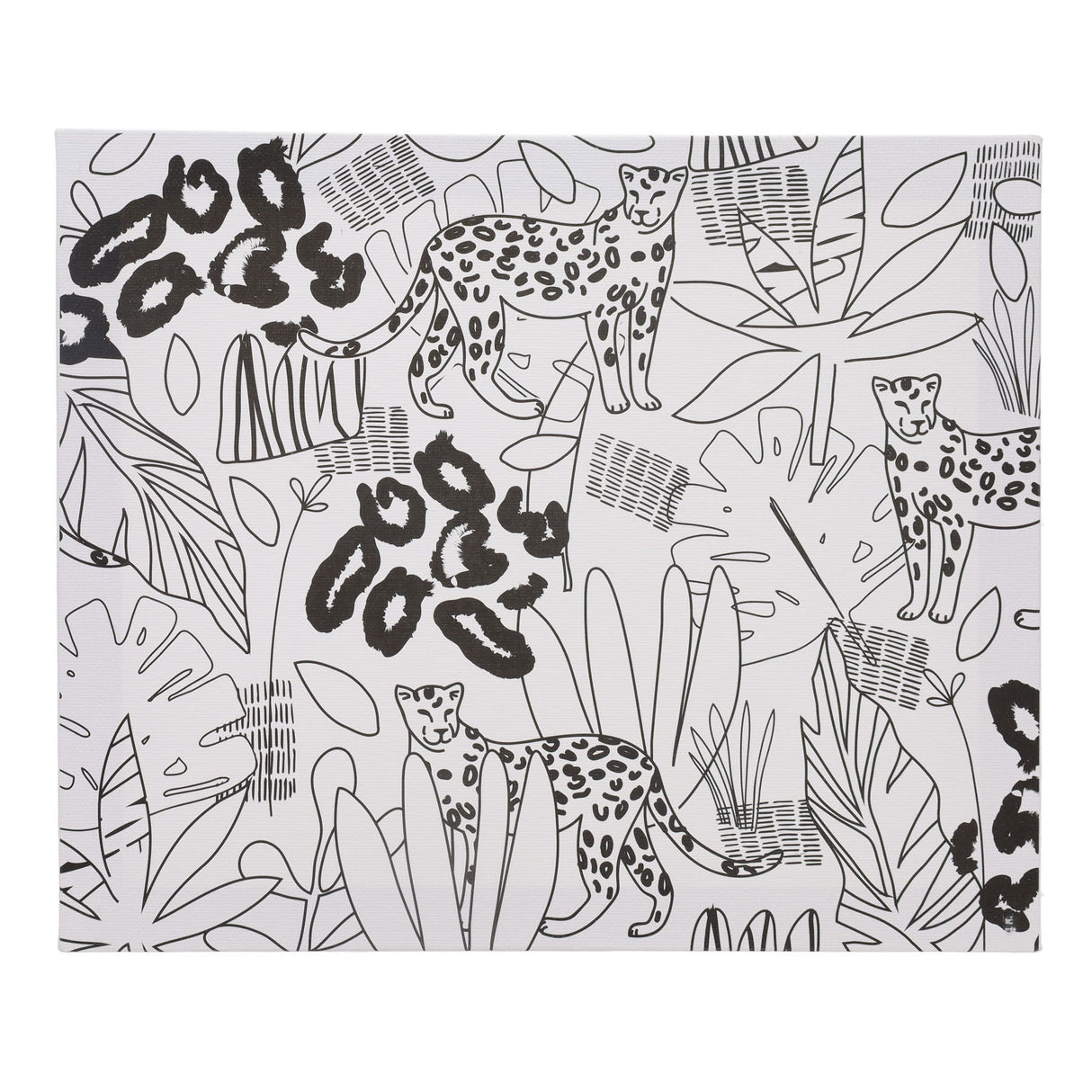 Icon Colour My Canvas - 300mm x 250mm - Jungle Print