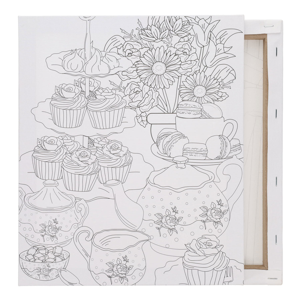 Icon Colour My Canvas - 250mm x 300mm - Tea Party