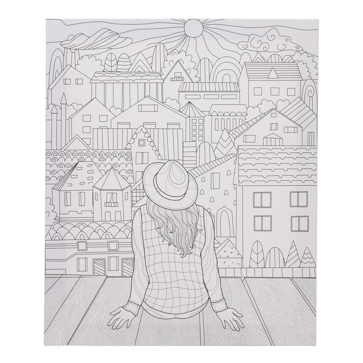 Icon Colour My Canvas - 250mm x 300mm - Suburbs