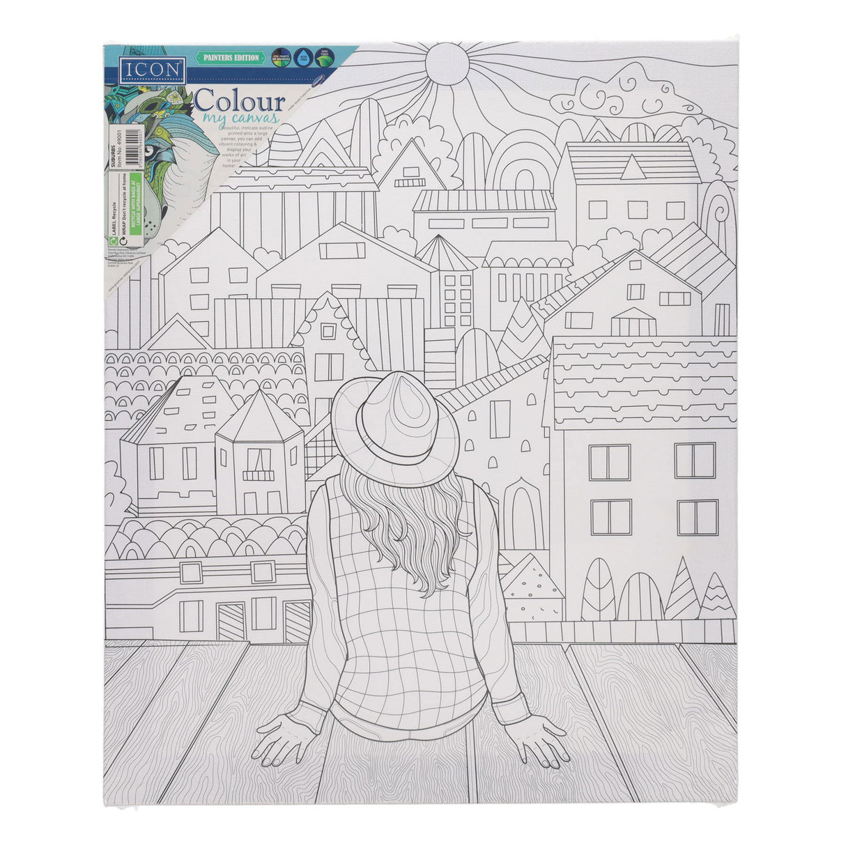 Icon Colour My Canvas - 250mm x 300mm - Suburbs