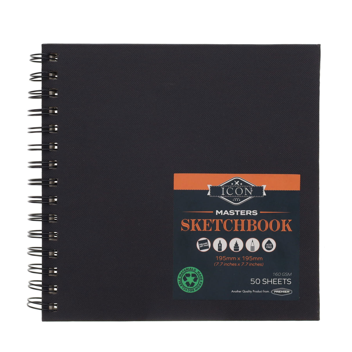 Icon Masters Sketchbook - 19.5x19.5cm - 50 Sheets