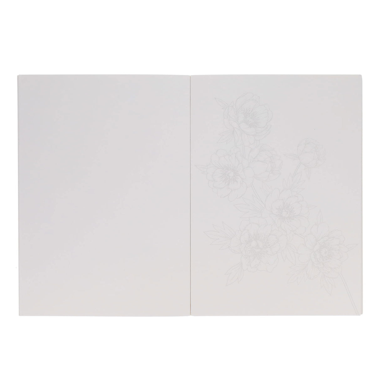Icon A4 Pre-Drawn Watercolour Paper Pad 12 Sheets - 300gsm- Florals