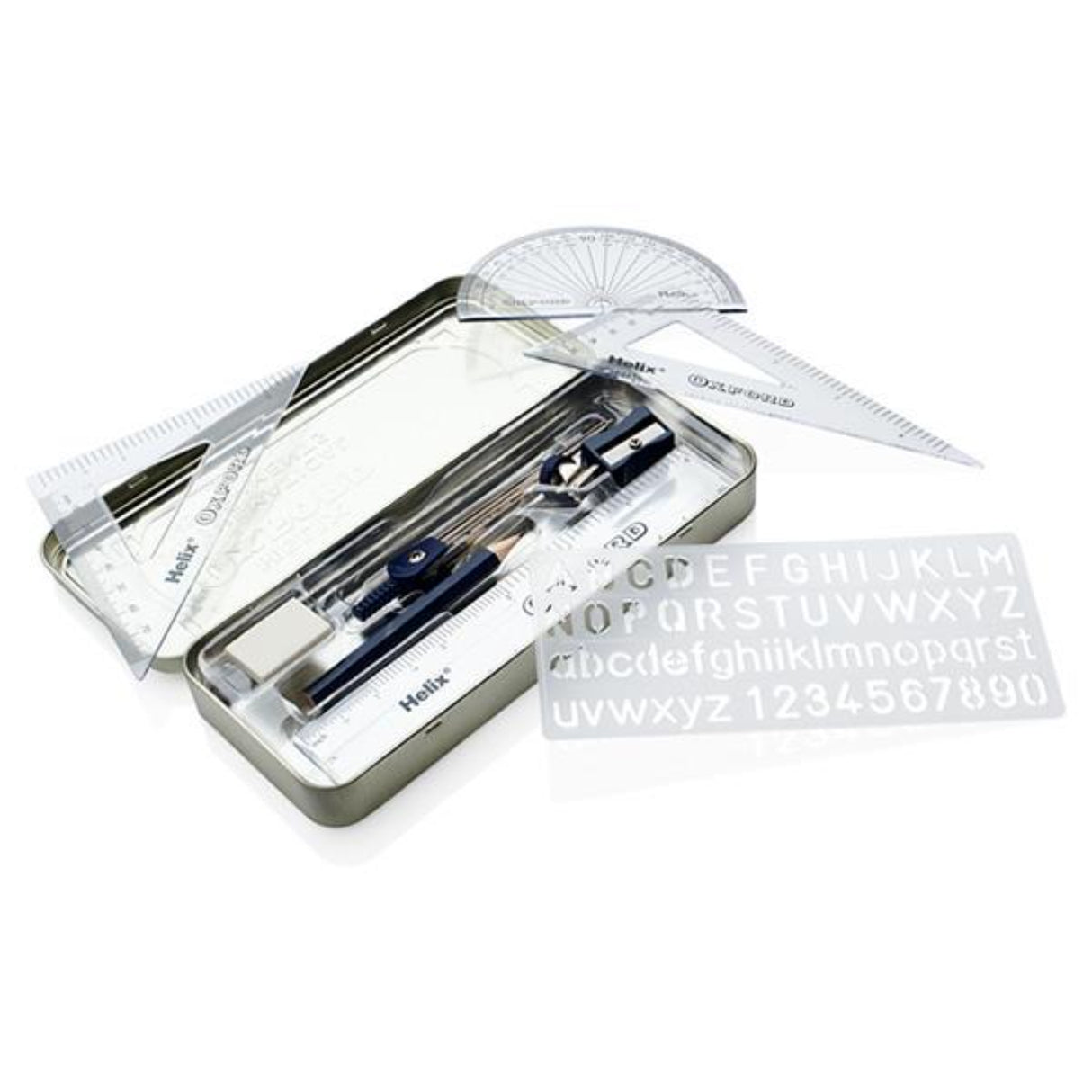 Helix Oxford Set of Mathematical Instruments - Complete & Accurate