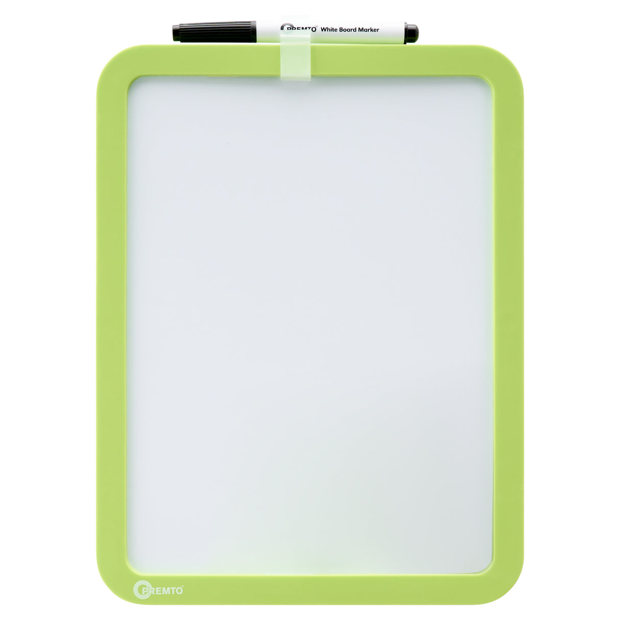 Premto Magnetic White Board With Dry Wipe Marker - Caterpillar Green - 285x215mm