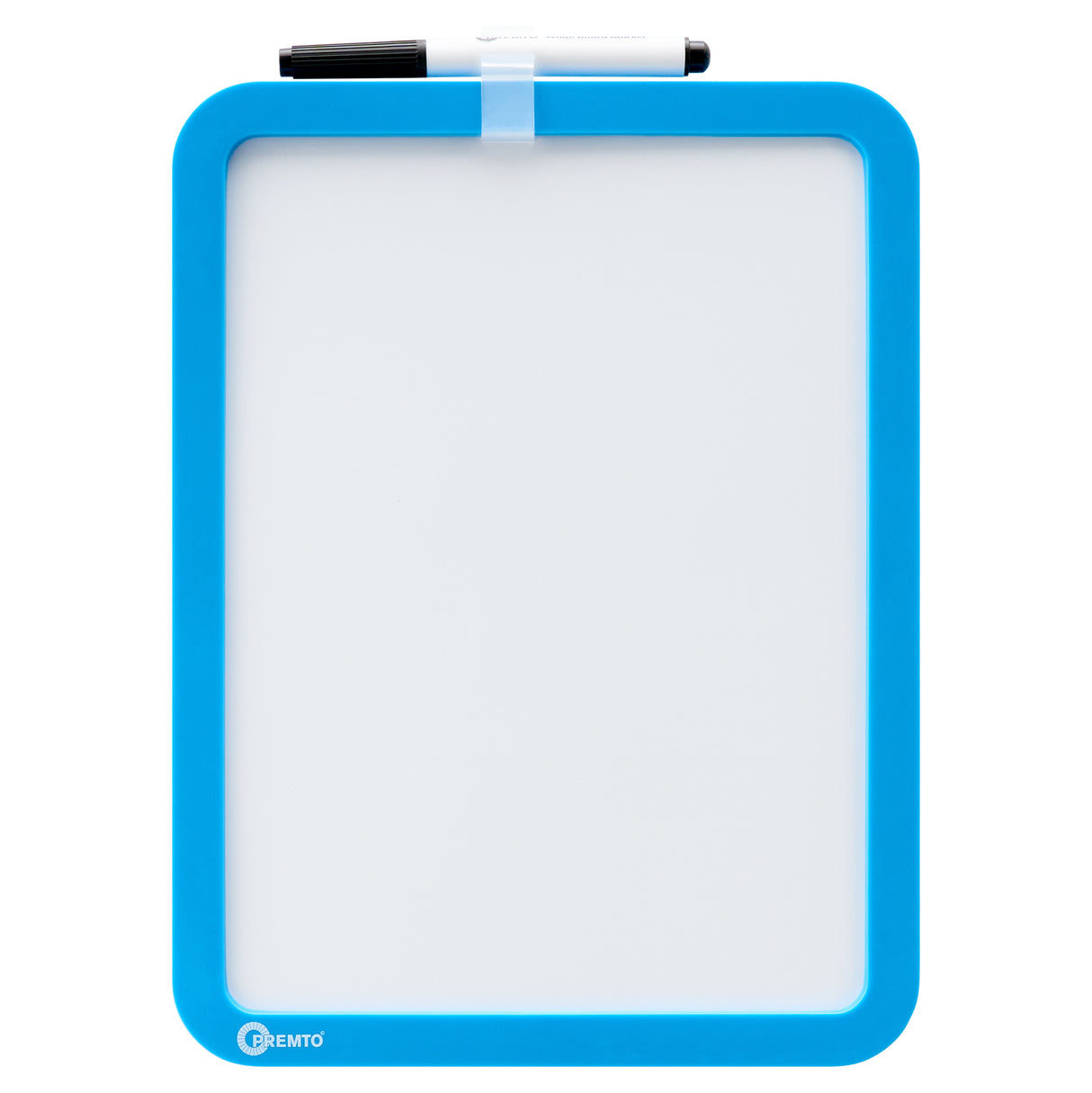 Premto Magnetic White Board With Dry Wipe Marker - Printer Blue - 285x215mm