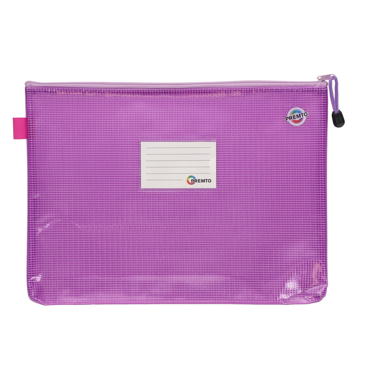 Premto Multipack | Pastel A4+ Extra Durable Mesh Storage Wallet - 5 Assorted - Box of 20