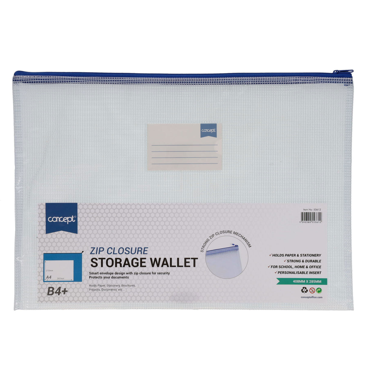 Premier Universal B4 Durable Mesh Storage Wallet