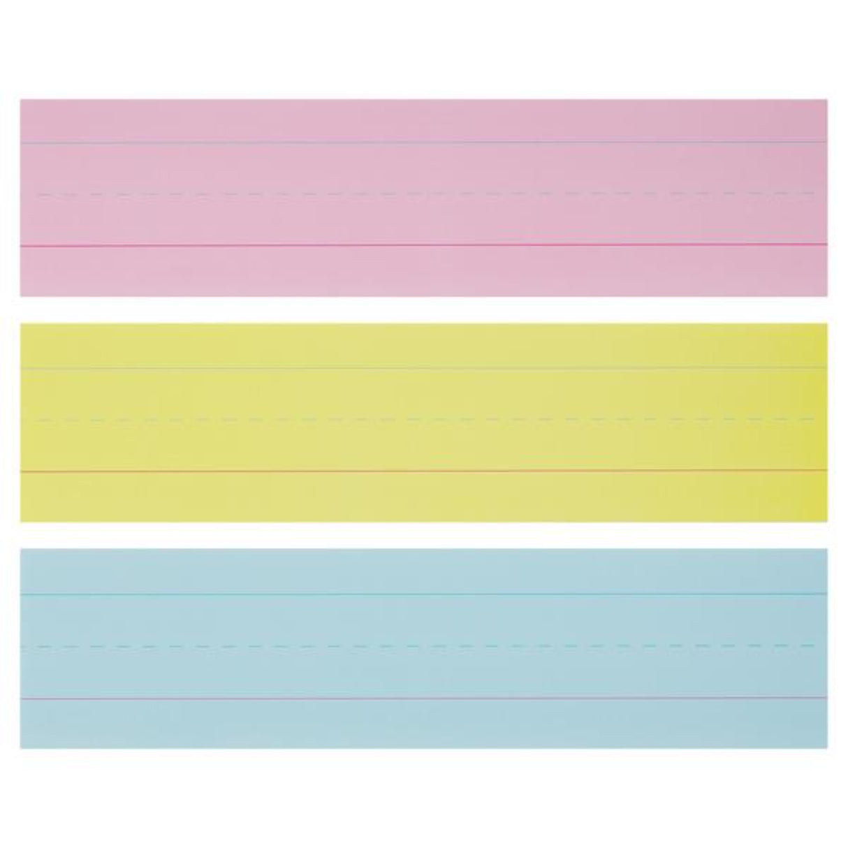 Clever Kidz Wipe-Off Reusable Phrases Strips - 3 x 24 - Coloured - Pack of 30