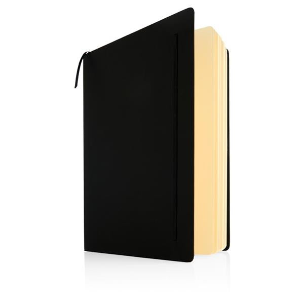 Icon A4 Black Journal & Sketch Book with Elastic Closure - 192 Pages-Sketchbooks-Icon|StationeryShop.co.uk