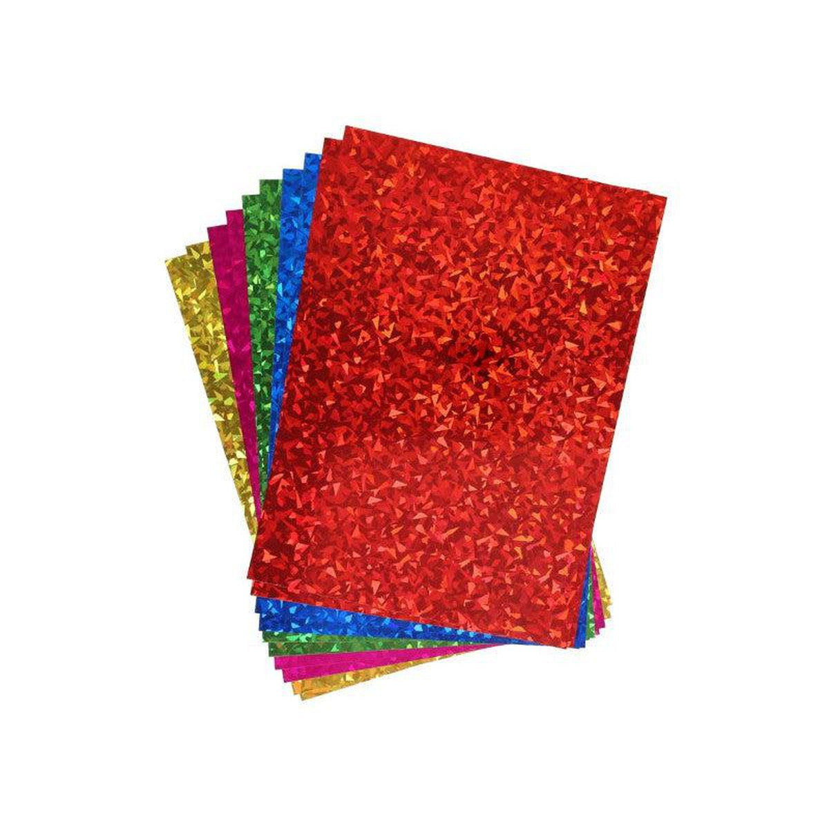 Icon A4 Craft Card - 220gsm - Holographic - Pack of 10