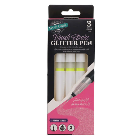 Icon Brush Stroke Glitter Pens-Markers-Icon|StationeryShop.co.uk