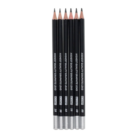 Icon Complete Set Graphite Drawing - Box of 6-Pencils-Icon|StationeryShop.co.uk