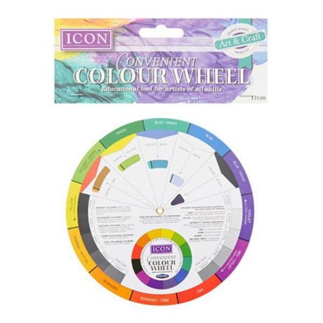 Icon Convenient Colour Wheel - 17cm-Colour Wheels-Icon|StationeryShop.co.uk