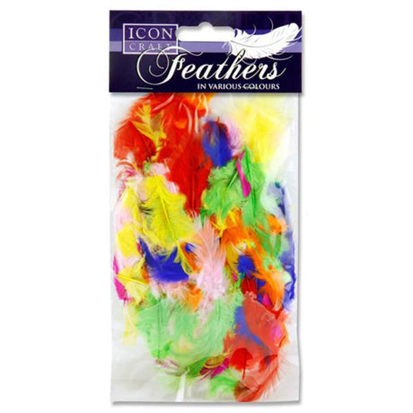 Icon Feathers - Bright - 7g Bag-Feathers-Icon|StationeryShop.co.uk