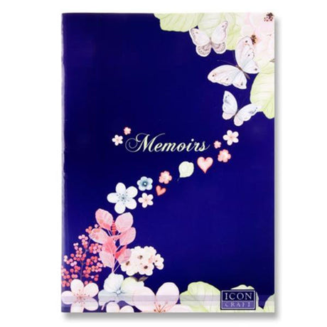 Icon Memoirs A3 Scrapbook - 60 Pages-Scrapbooks-Icon|StationeryShop.co.uk