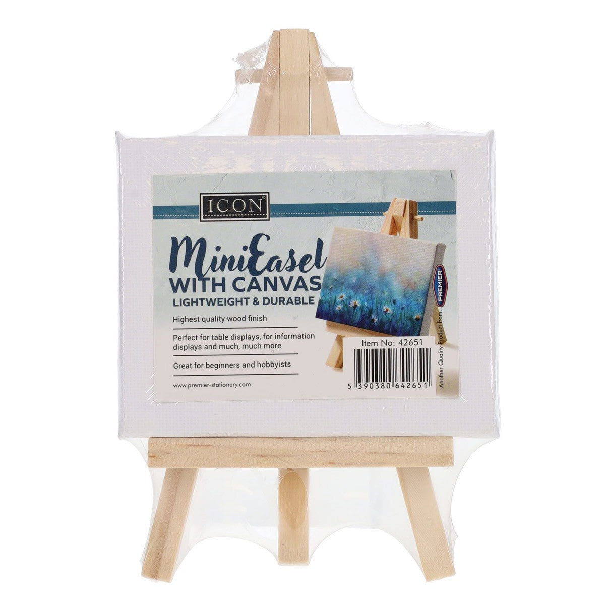 Icon Mini Easel With Canvas