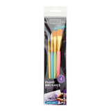 Icon Nylon Paint Brushes - Round - Pack of 4-Paint Brushes-Icon|StationeryShop.co.uk