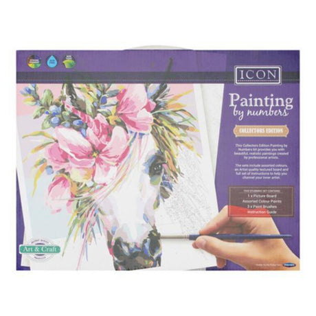 Icon Painting by Numbers Collector's Edition - Unicorn-Painting by Numbers-Icon|StationeryShop.co.uk
