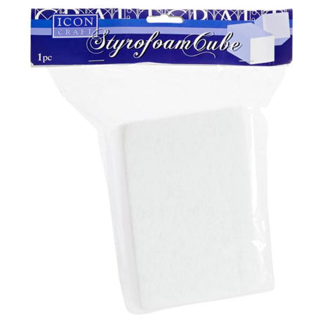 Icon Styrofoam Cube - 100x100x150mm-Styrofoam/Polyestyrene-Icon|StationeryShop.co.uk