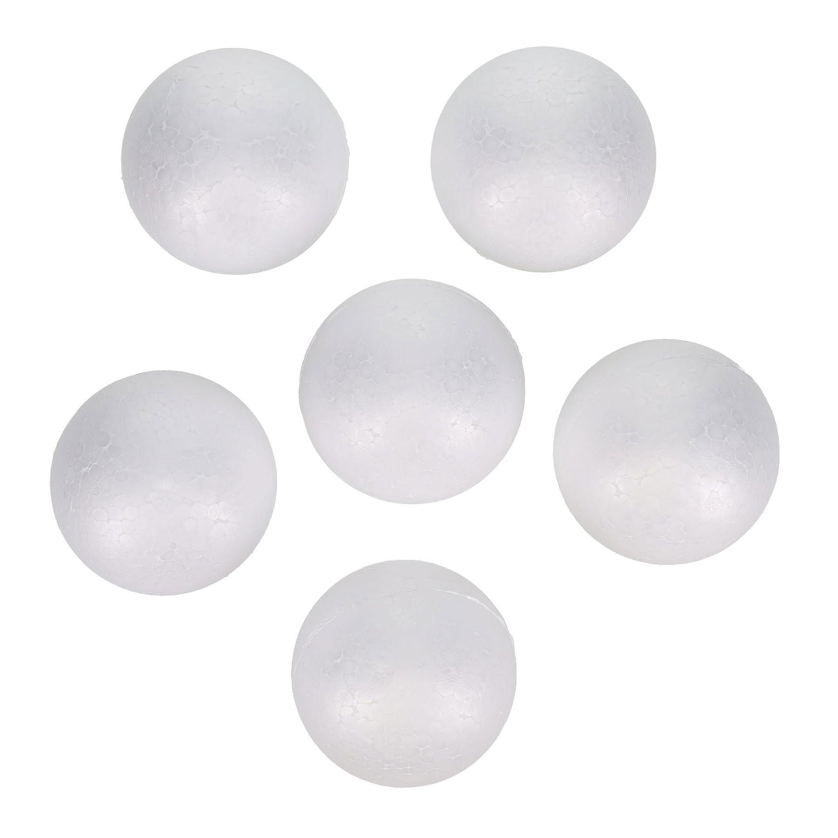 Icon Styrofoam Spheres - 90mm - Pack of 6-Styrofoam/Polyestyrene-Icon|StationeryShop.co.uk