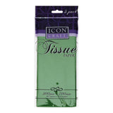 Icon Tissue Paper - 500mm x 700mm - Dark Green - Pack of 5-Tissue Paper-Icon|StationeryShop.co.uk