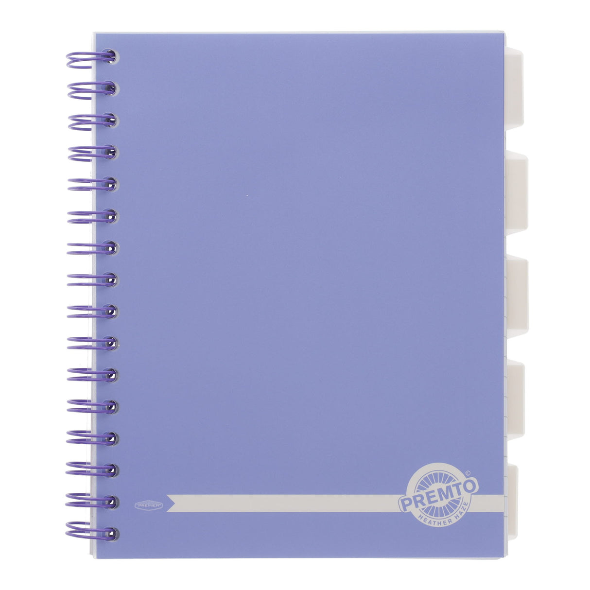 Premto Pastel A5 Wiro Project Book - 5 Subjects - 250 Pages - Primrose