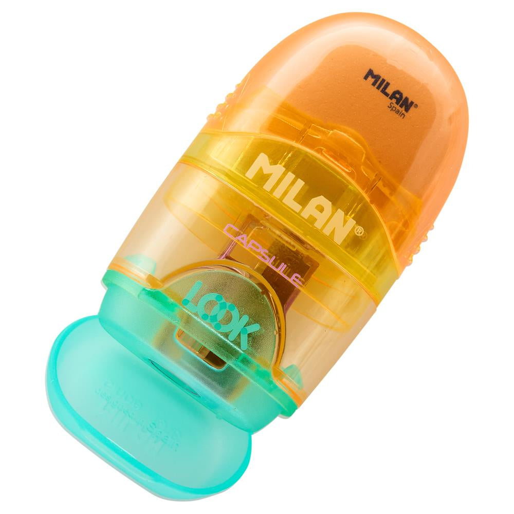Milan Capsule Sharpener and Eraser 3 - Ombre
