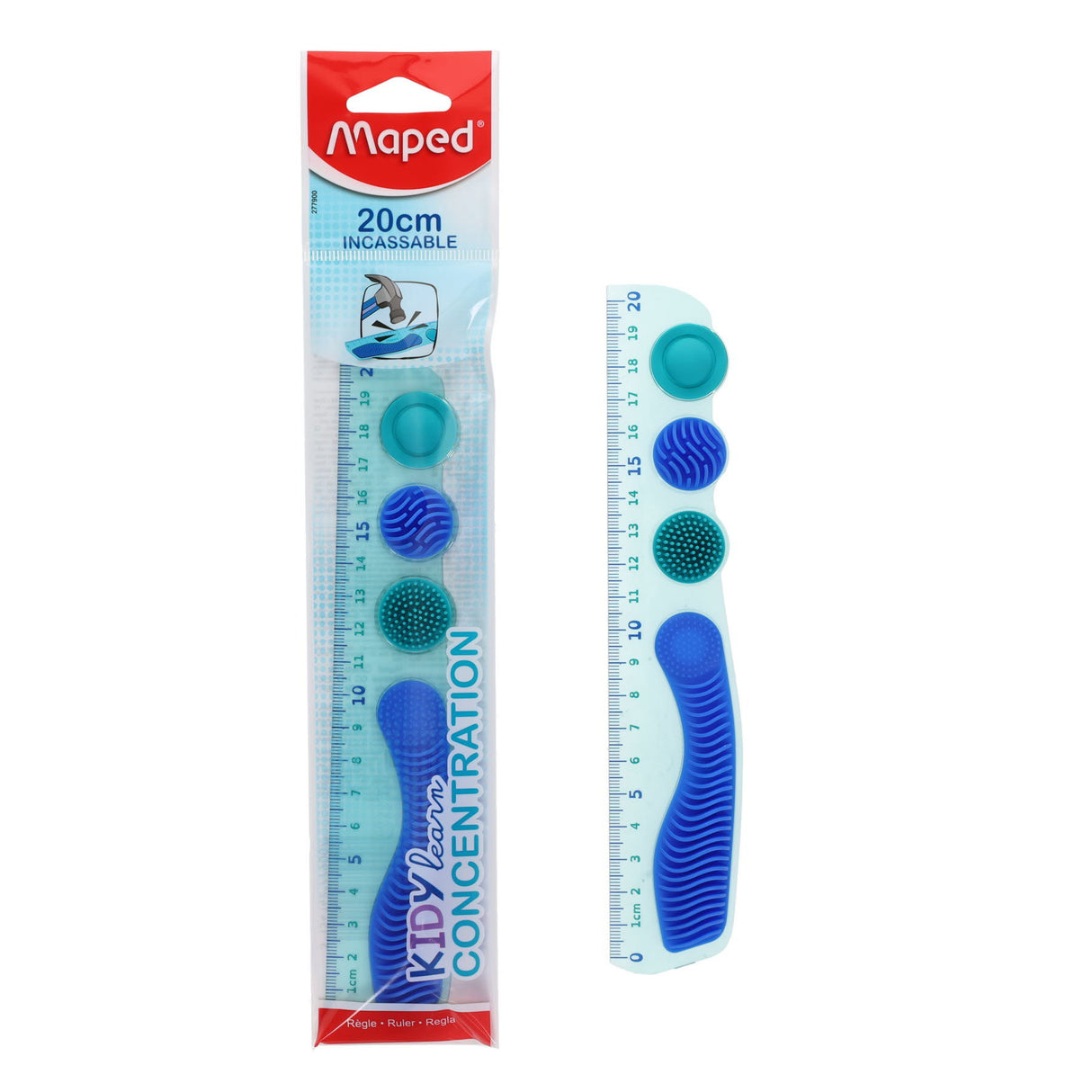 Maped Kidy Learn Concentration Ruler - 20cm