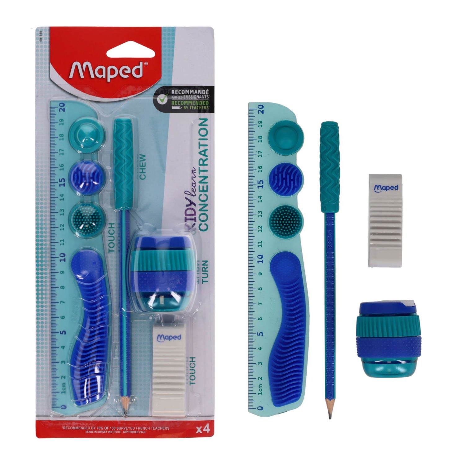 Maped Kidylearn Concentration Stationery Set