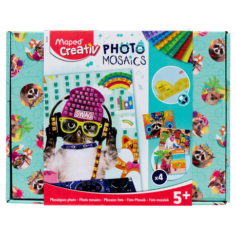 Maped Creativ Photo Mosaics - Cool Animals-Kids Art Sets-Maped|StationeryShop.co.uk