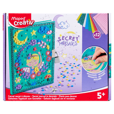 Maped Creativ Secret Mosaic - Secret Journal-Kids Art Sets-Maped|StationeryShop.co.uk