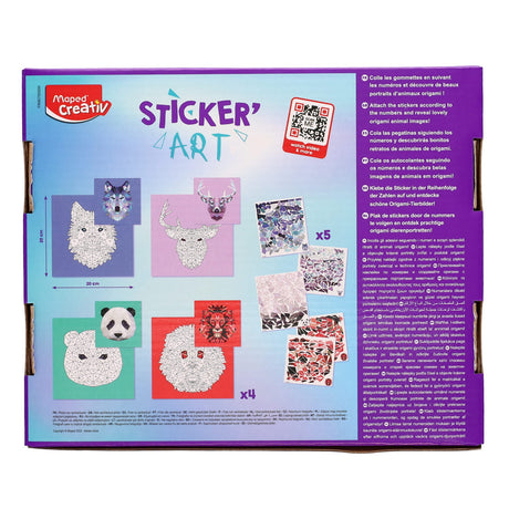 Maped Creativ Sticker Art Set-Kids Art Sets-Maped|StationeryShop.co.uk