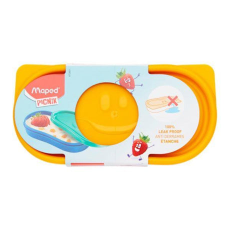 Maped Picnik Kids Leak Proof Snack Boxes - Red-Snack Boxes-Maped|StationeryShop.co.uk