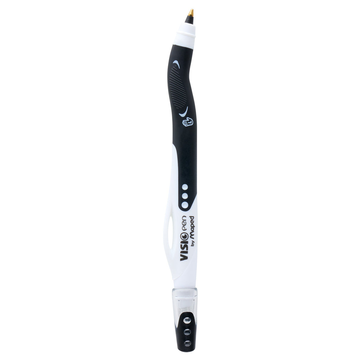 Maped Visio Ballpoint Pen Left Handed - Black-Ballpoint Pens-Maped|StationeryShop.co.uk