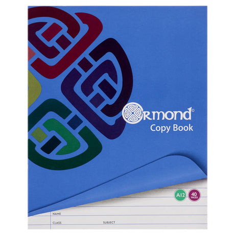 Ormond A12 Exercise Book - Margin Ruled - 40 Pages-Exercise Books-Ormond|StationeryShop.co.uk