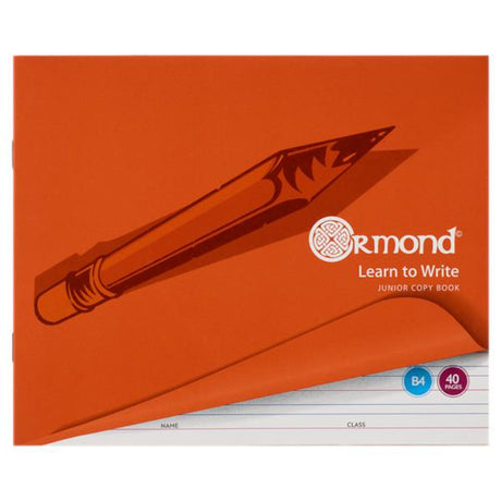 Ormond B4 Learn To Write Exercise Book - 40 Pages-Exercise Books-Ormond|StationeryShop.co.uk